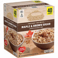 Maple & Brown Sugar Instant Oatmeal Cereal, 40 Count R48192