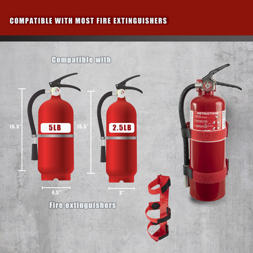 Fire Extinguisher Mounting Bracket for 2.5lb & 5lb Extinguishers U9882