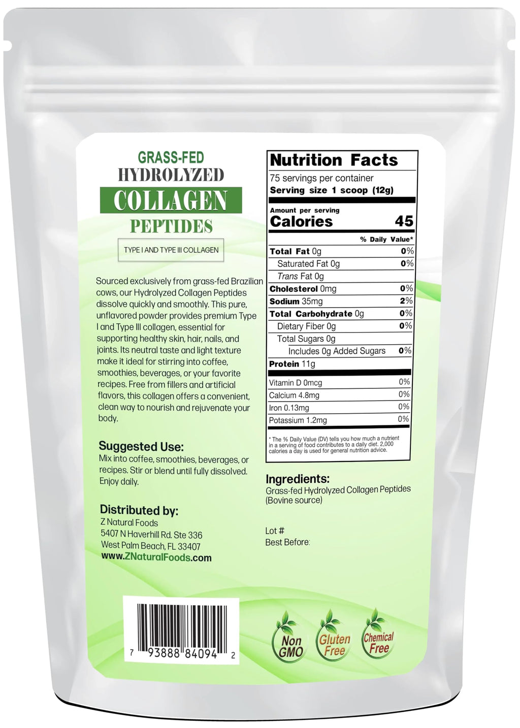 Collagen Peptides Powder 2 lb B69127