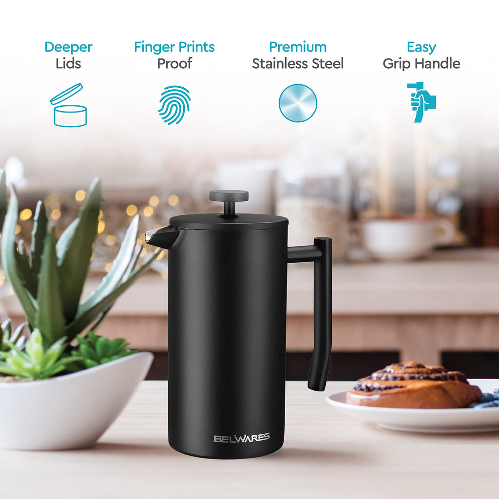 Insulated French Press Coffee Maker 50oz Z44407