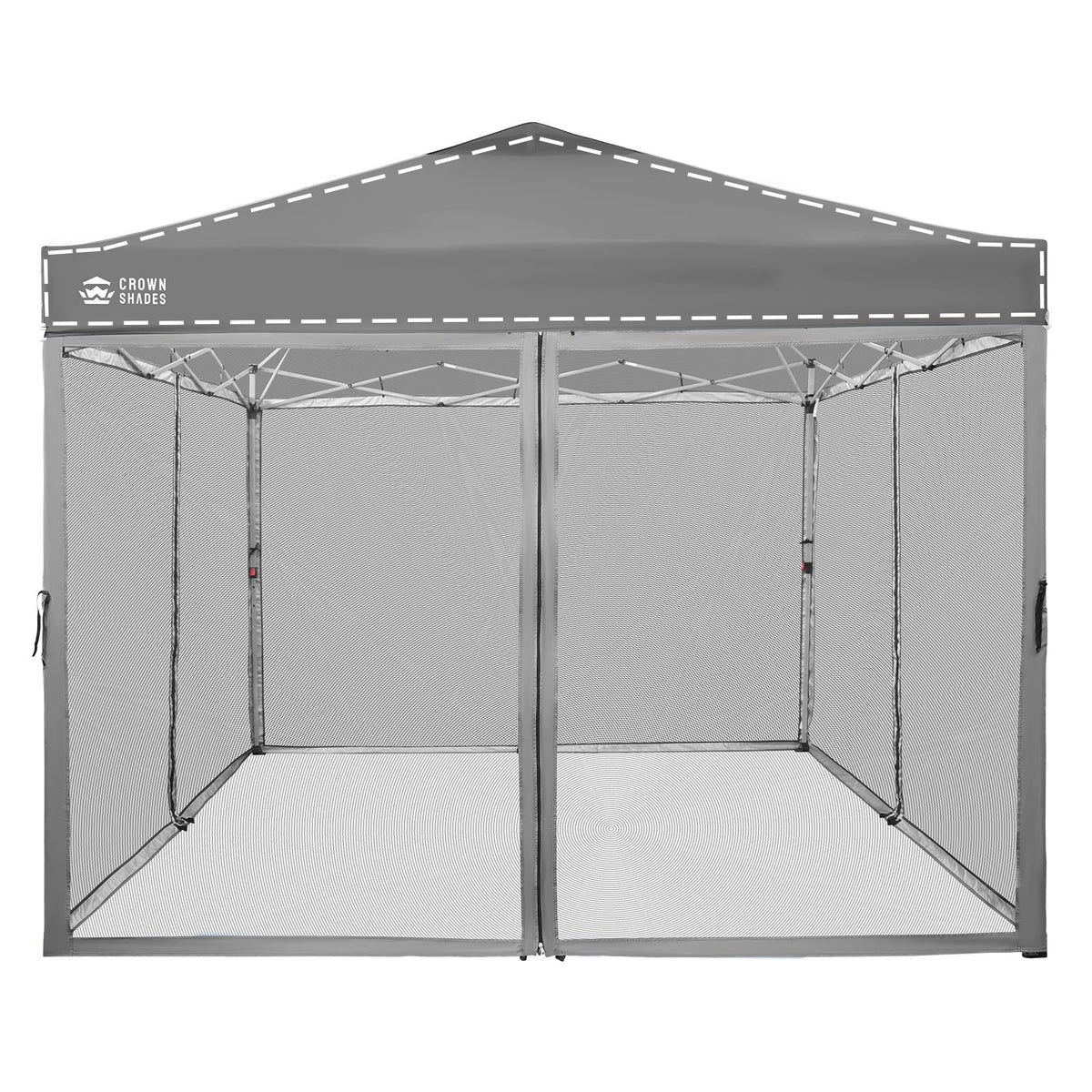 Gazebo Replacement Mosquito Netting 10 x 10ft Grey S967953