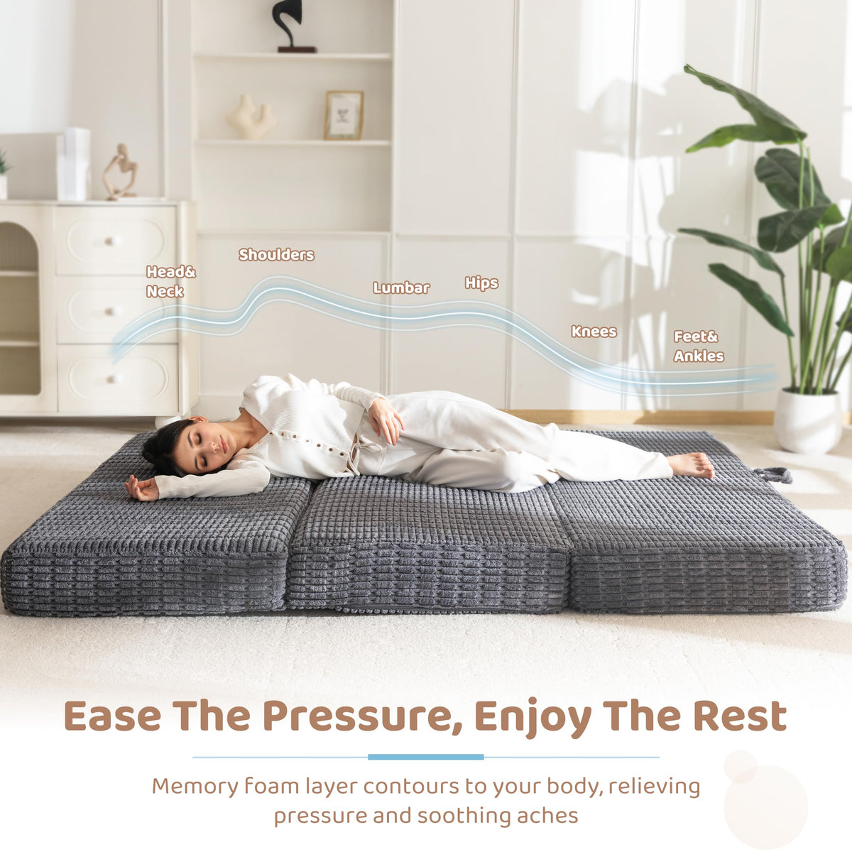 Memory Foam Tri-Folding Mattress H629172