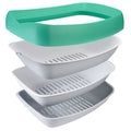 3 Sifting Tray Cat Litter Box with Non-Stick Coating V13935