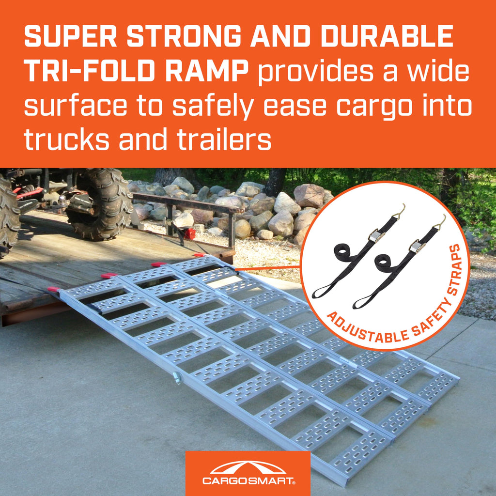 Aluminum Tri-Fold Ramp 1500 Lb Capacity F813685