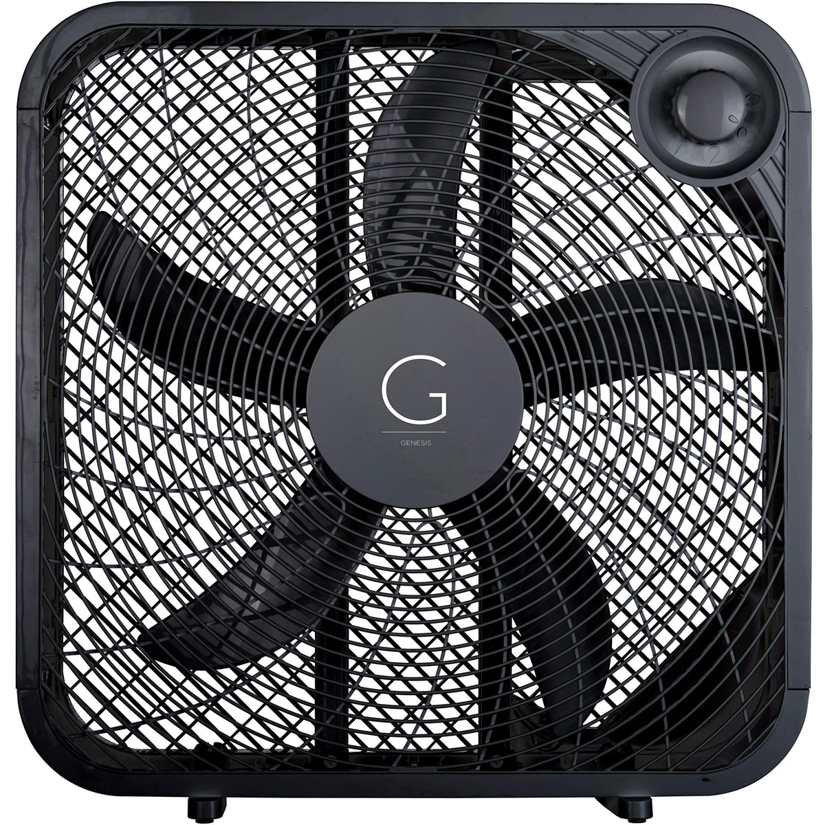 20" Box Fan, 3 Settings, Black E76106